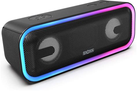 Doss bluetooth speaker - The Bluetooth 4.1 Technology enables DOSS E-go II to connect securely from up to 33 feet away and is compatible with all Bluetooth-enabled devices EXTENDED PLAYTIME Up to 12 hours playtime allows you to take this portable speaker anywhere without worrying about …